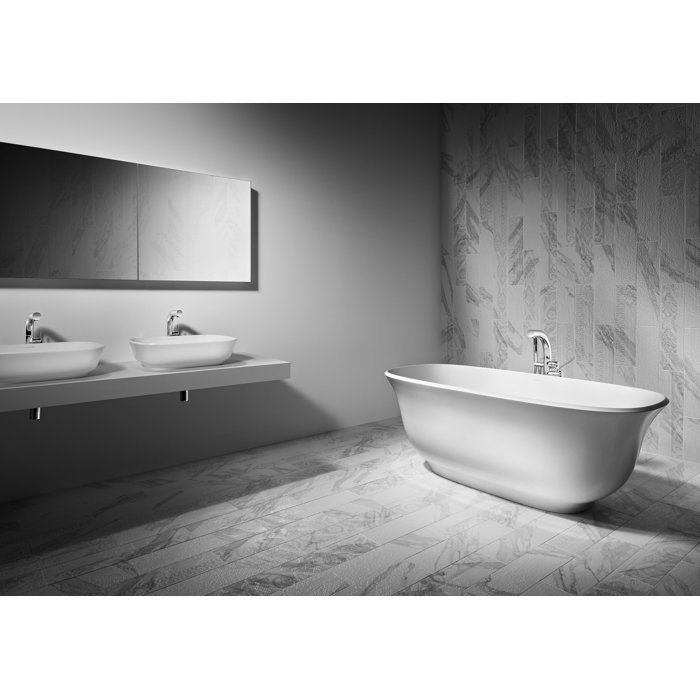 Victoria + Albert Amiata Volcanic Limestone Freestanding Soaking